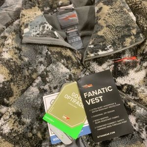 Sitka Fanatics Men’s Vest XL Hunting Vest NEW